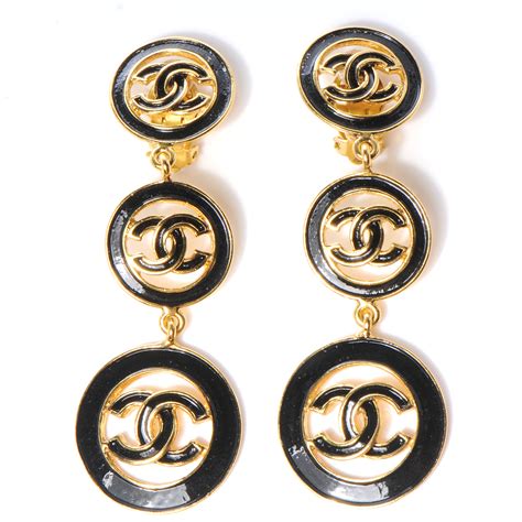 chanel 23 earrings|chanel clip on earrings.